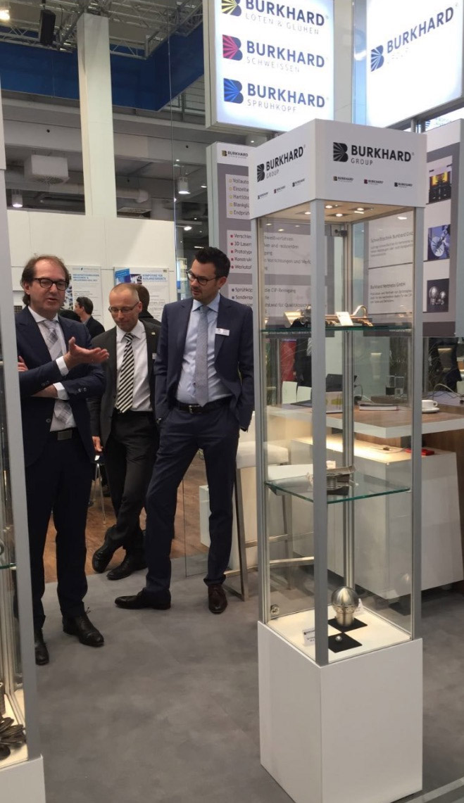 Hannovermesse_Spruehkopf Hannovermesse Sprühkopf